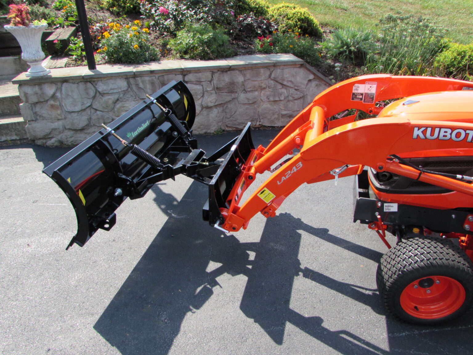 Premium Kubota BX Snow Plows for Sale | Earth and Turf Attachments