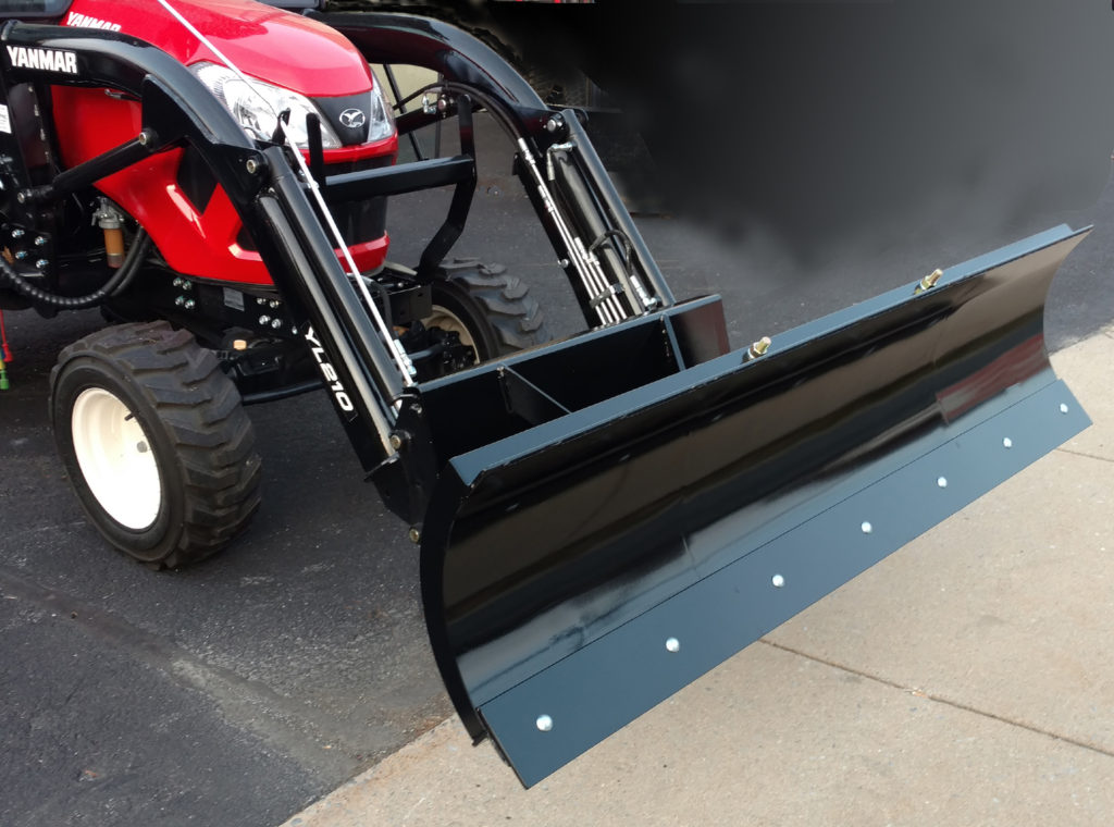 Choosing the Correct Snow Plow for You Compact Tractor - Earth and Turf ...