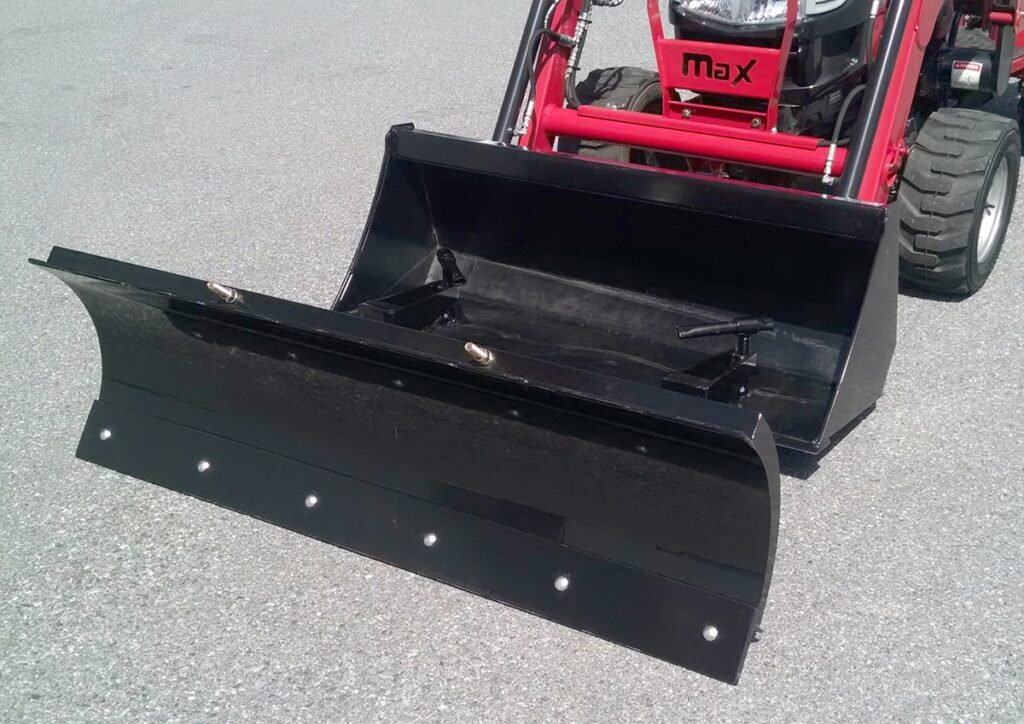 Clamp-On Snow Plows for Compact Tractors | Earth & Turf Attachments