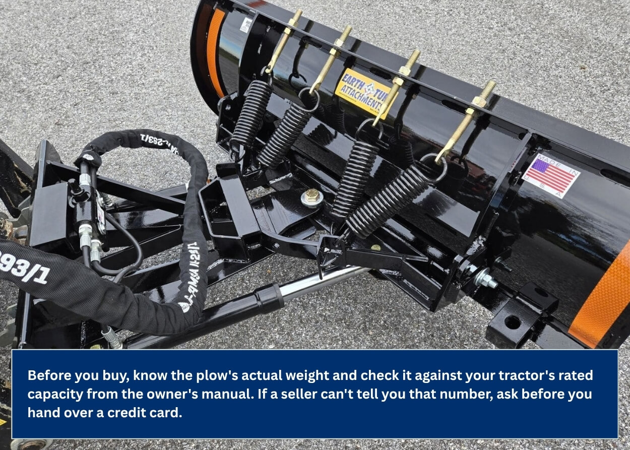 What to know before purchasing a snow plow attachment