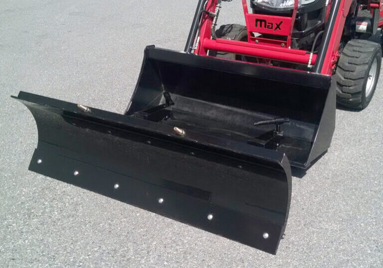 compact tractor clamp-on snow plow